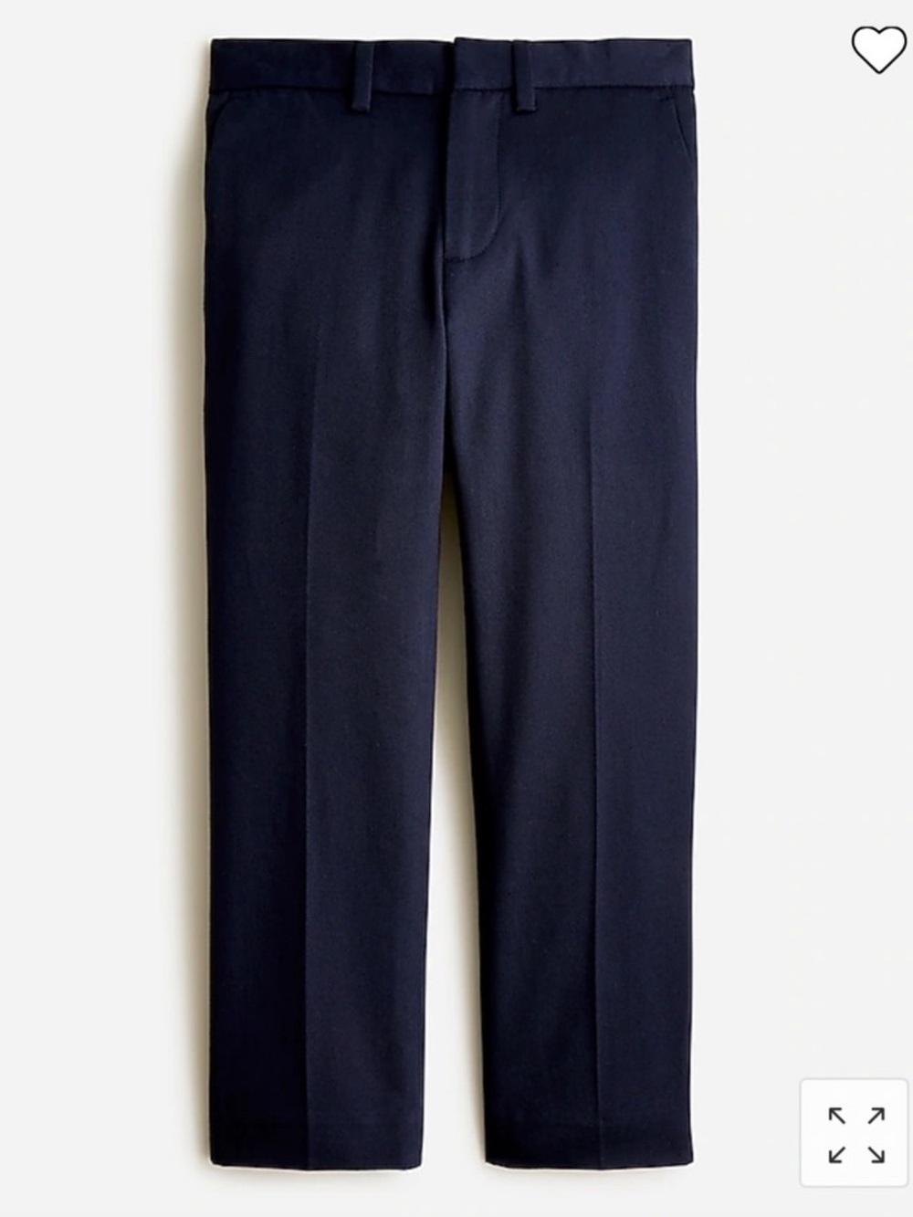 NWT Crewcuts Navy Wool Ludlow pants Sz 10 TORN